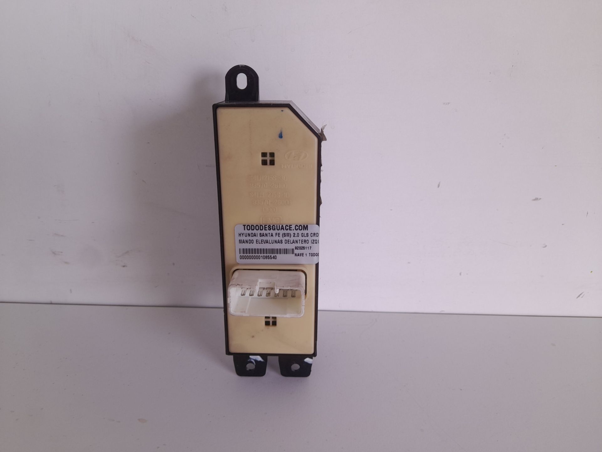 Mando elevalunas delantero izquierdo hyundai santa fe (sm) 2.0 gls crdi
