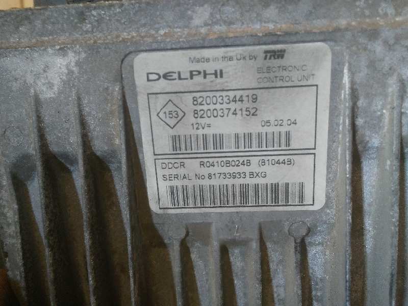  centralita motor uce   renault megane ii berlina 5p authentique 1.5 dci diesel