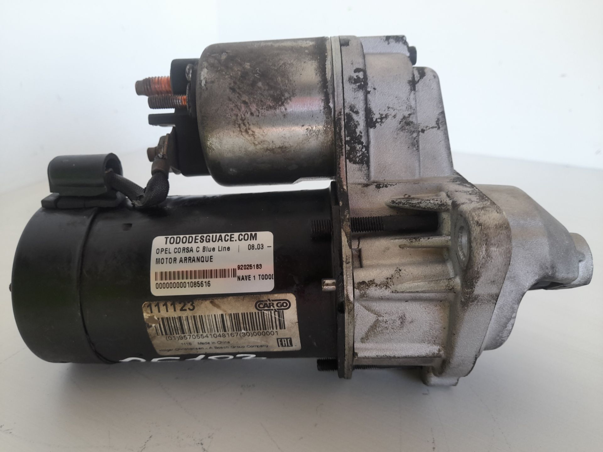 Motor arranque opel corsa c blue line