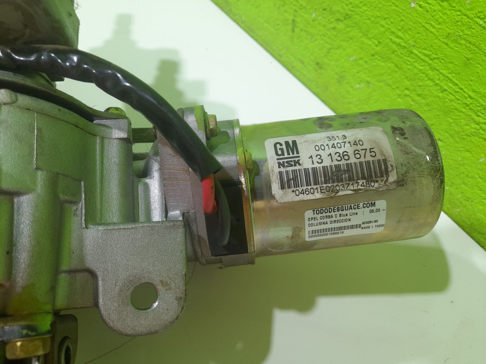 Columna direccion opel corsa c blue line