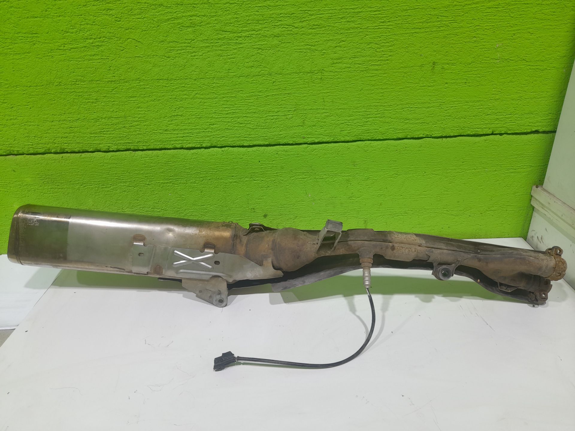 Tubo escape completo honda nt 700 v deauville ntv 650 revere          (rc33)
