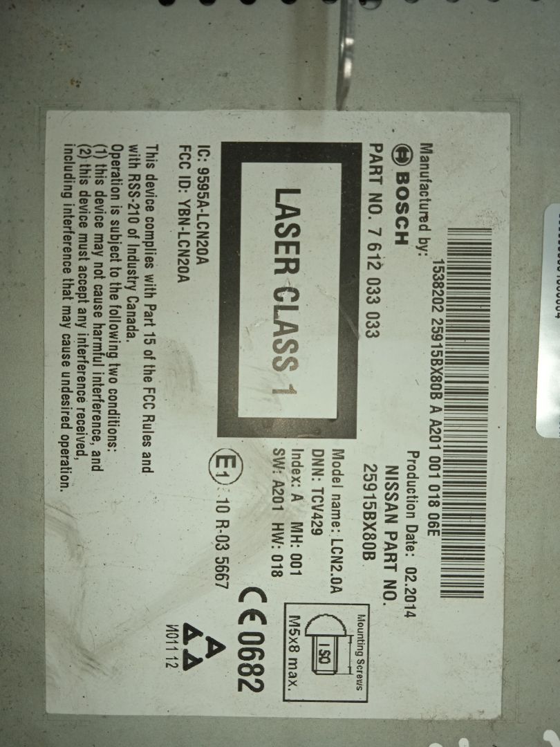 Sistema audio / radio cd nissan juke (f15e) ministry of sound