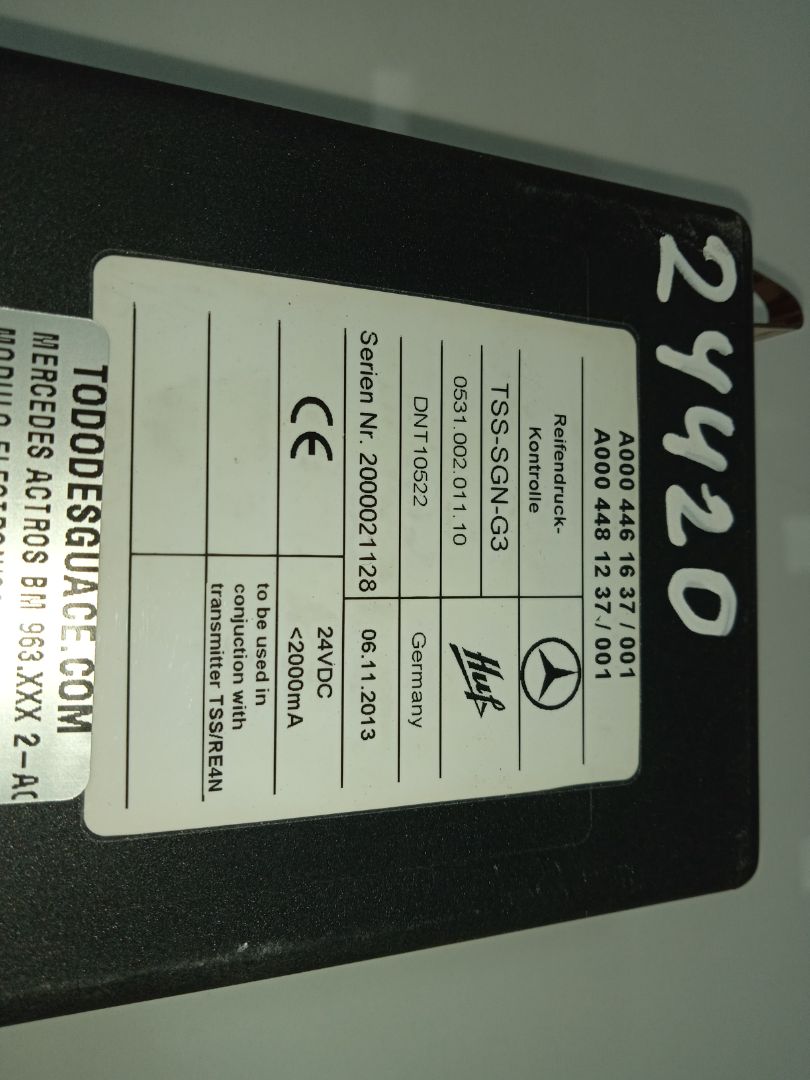 Modulo electronico mercedes-benz actros 4 2-ejes bm 963 (2011) 18xx 4x2 sattelzugmaschine l b