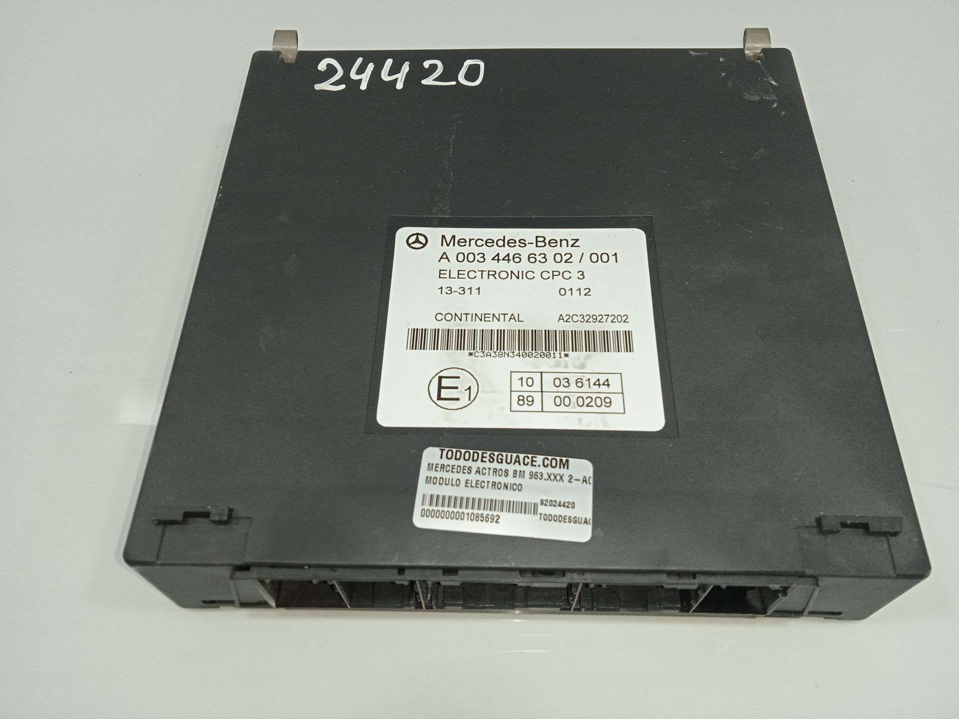 Modulo electronico mercedes-benz actros 4 2-ejes bm 963 (2011) 18xx 4x2 sattelzugmaschine l b