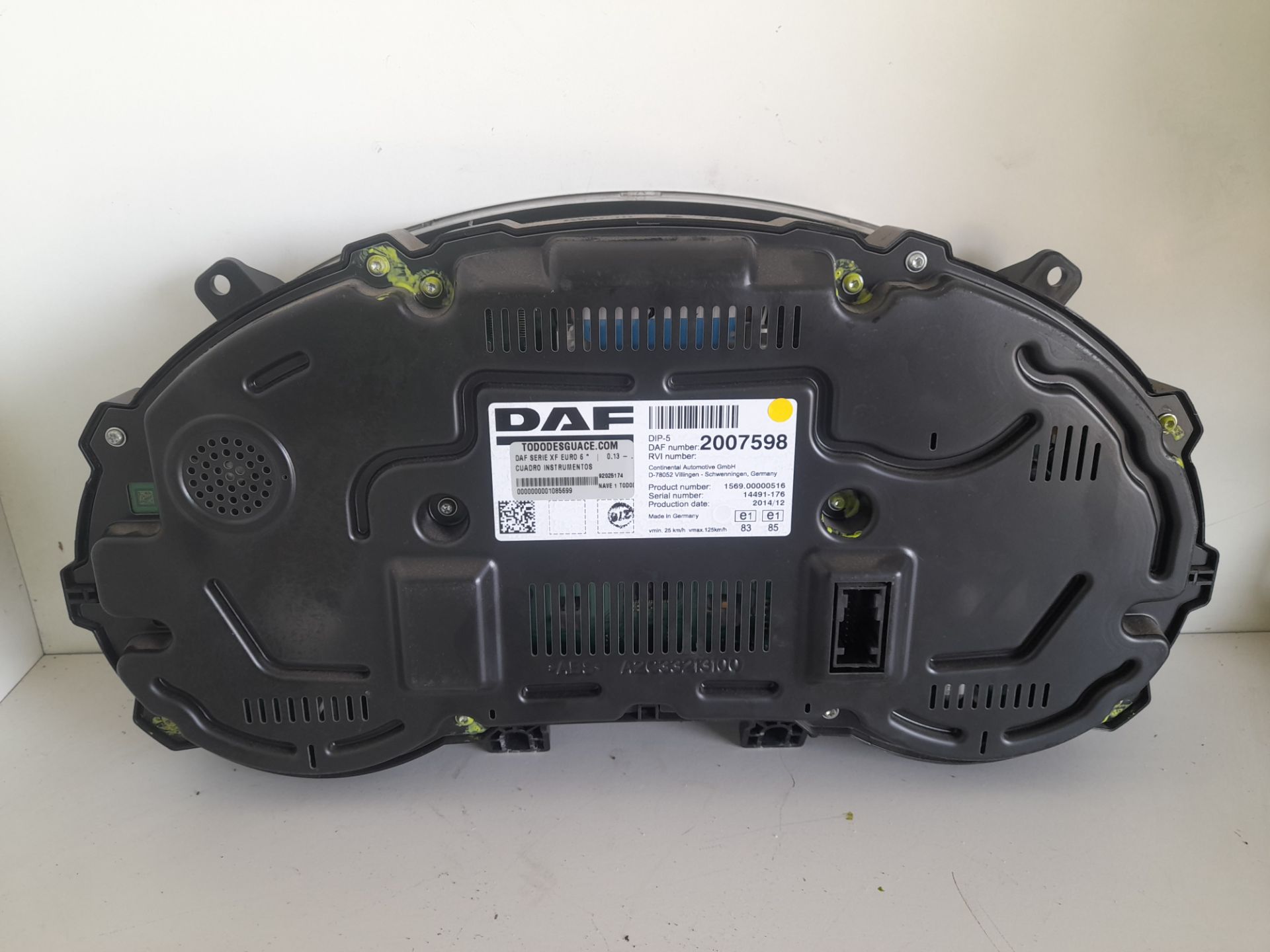 Cuadro instrumentos daf xf (euro 6) 4x2 fahrgestell spacecab