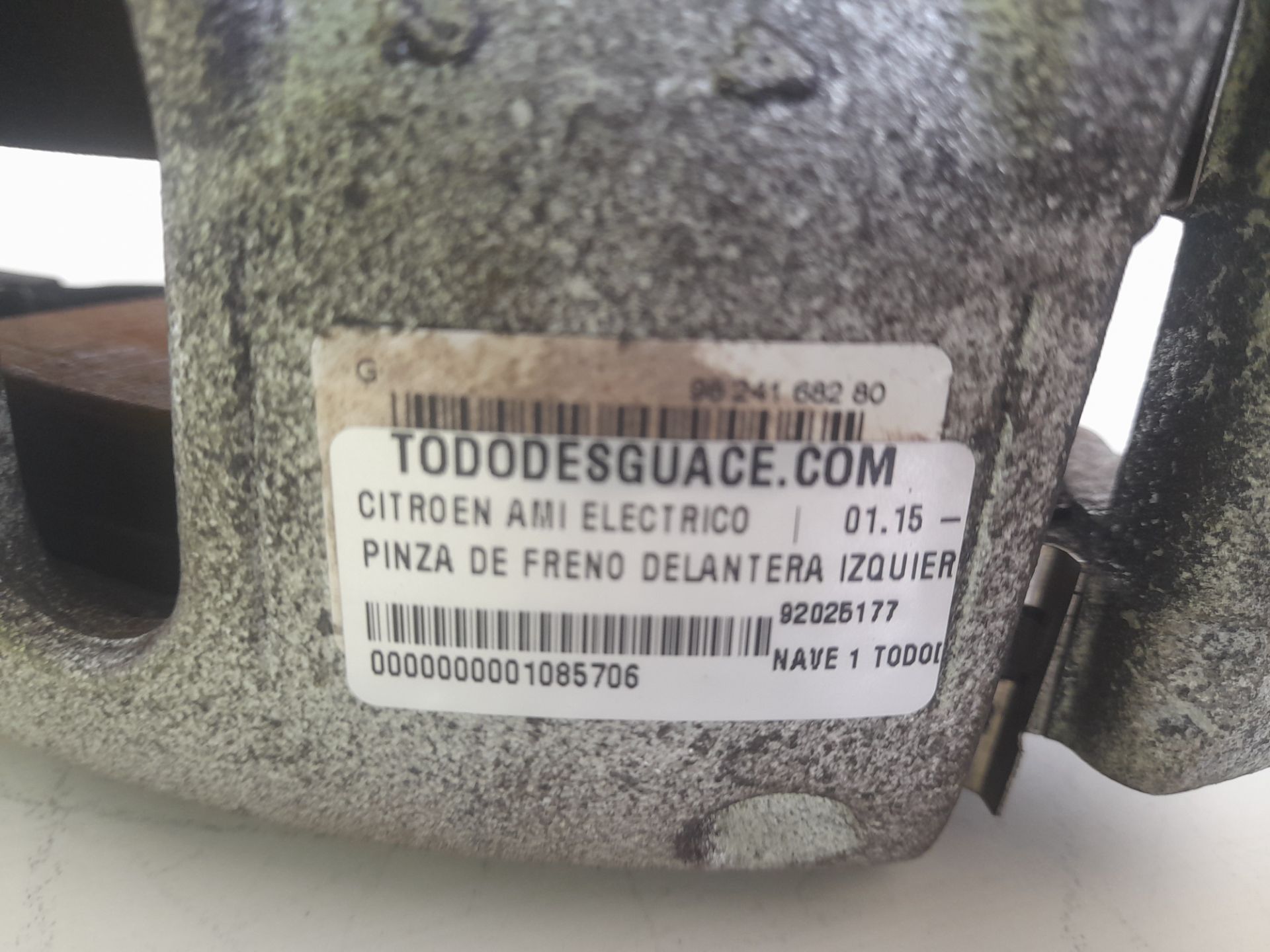 Pinza de freno delantera izquierda citroen  no identificado