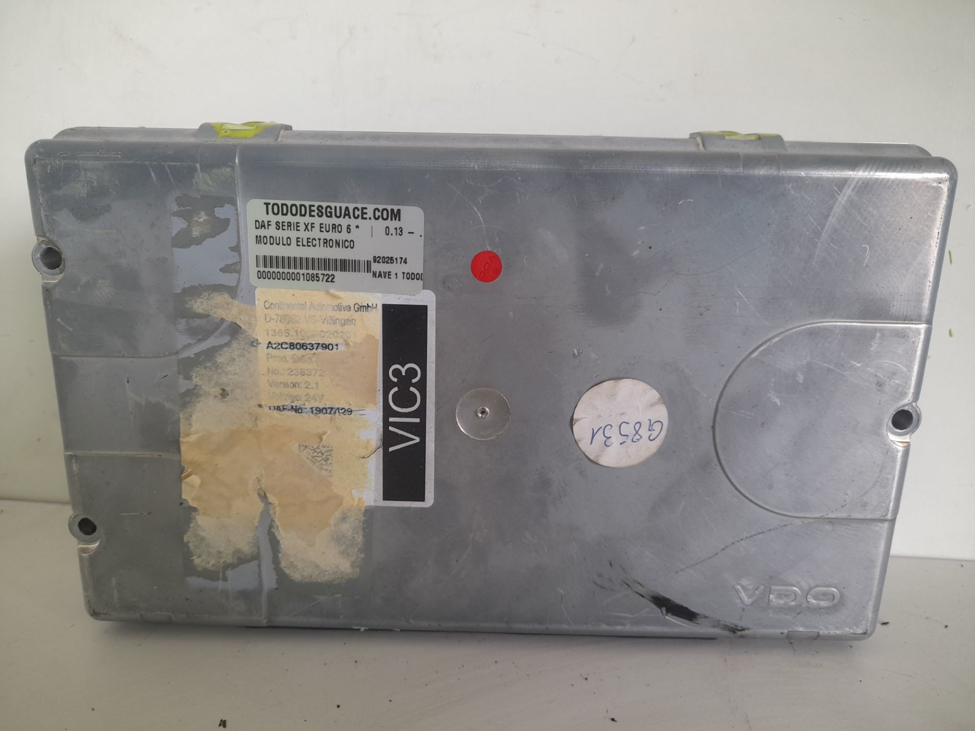 Modulo electronico daf xf (euro 6) 4x2 fahrgestell spacecab