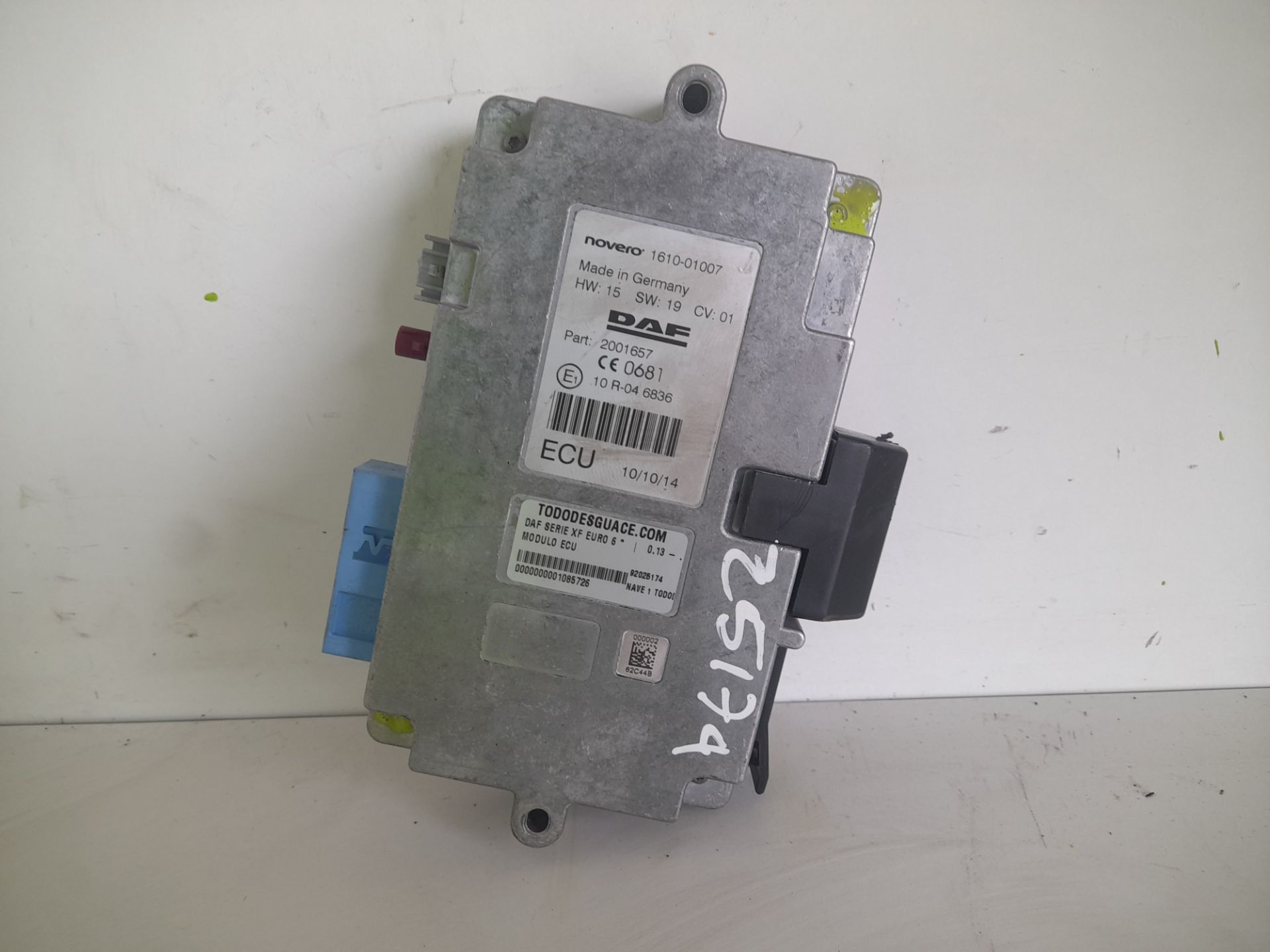Modulo ecu daf xf (euro 6) 4x2 fahrgestell spacecab