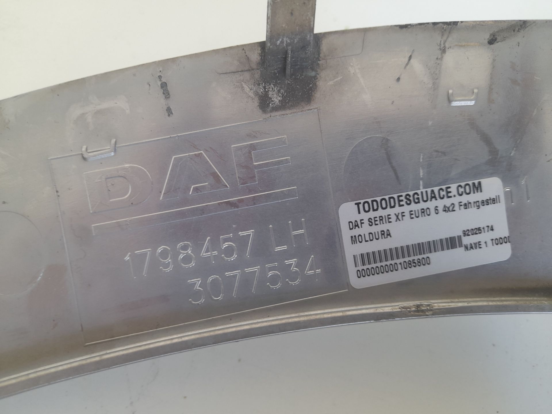 No identificado daf xf (euro 6) 4x2 fahrgestell spacecab