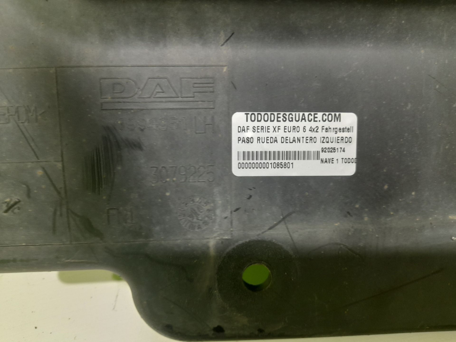 Paso rueda delantero izquierdo daf xf (euro 6) 4x2 fahrgestell spacecab