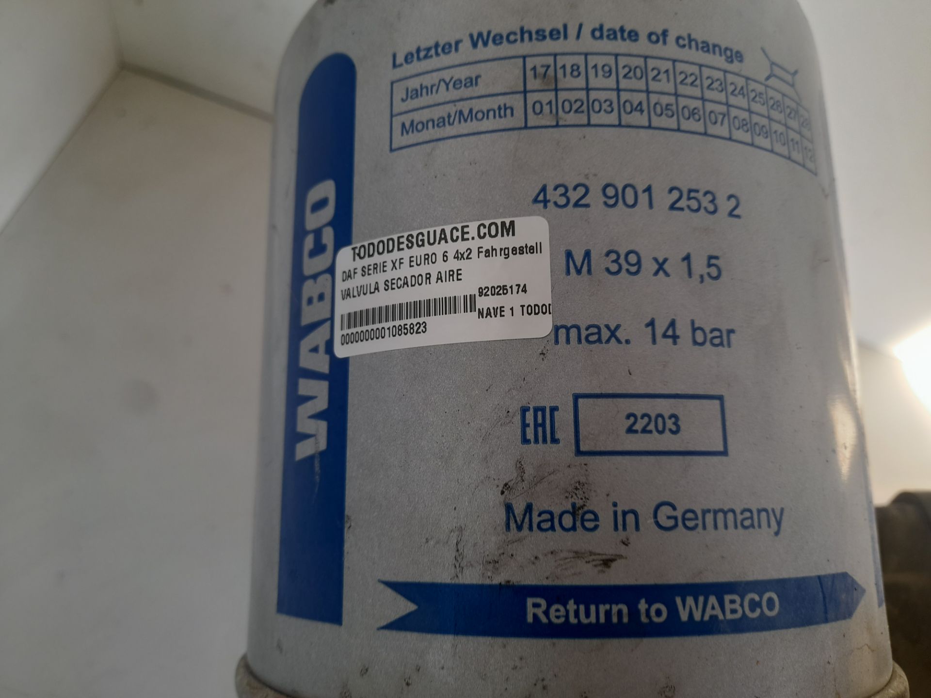 No identificado daf xf (euro 6) 4x2 fahrgestell spacecab