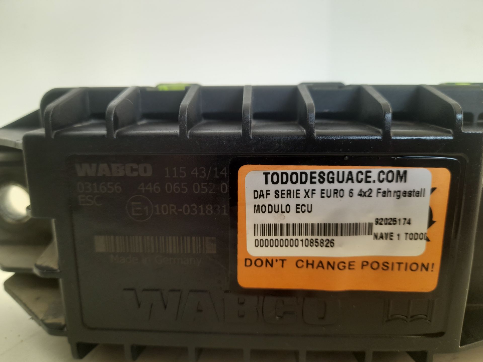Modulo ecu daf xf (euro 6) 4x2 fahrgestell spacecab