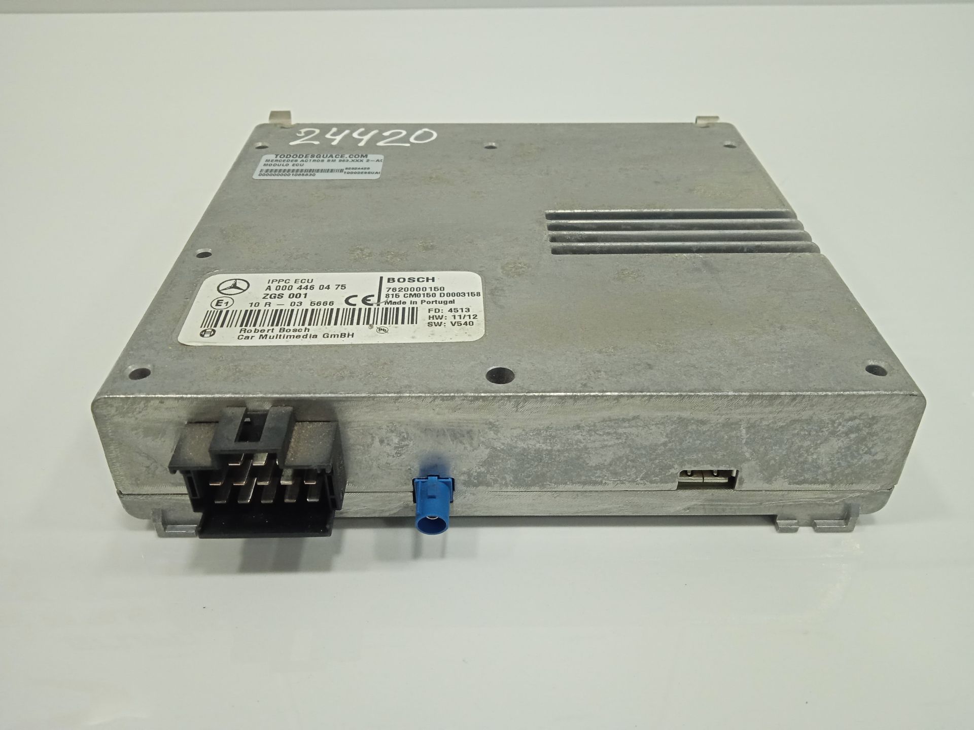 Modulo ecu mercedes-benz actros 4 2-ejes bm 963 (2011) 18xx 4x2 sattelzugmaschine l b