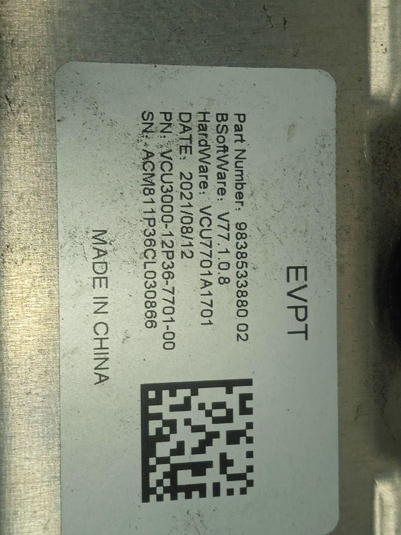 Modulo electronico citroen  no identificado