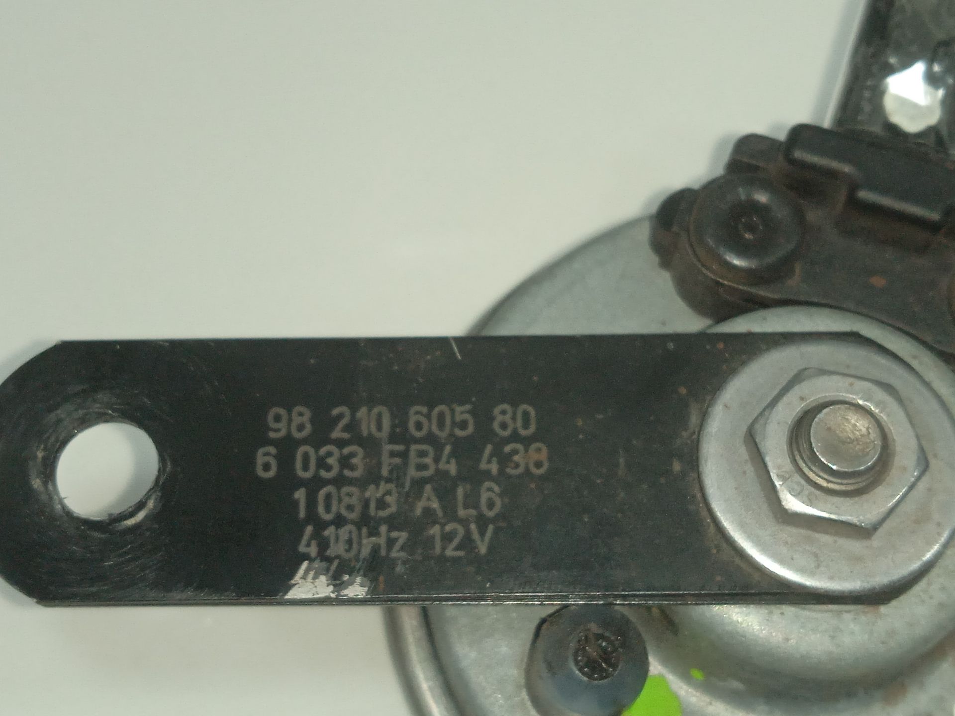 Claxon citroen  no identificado