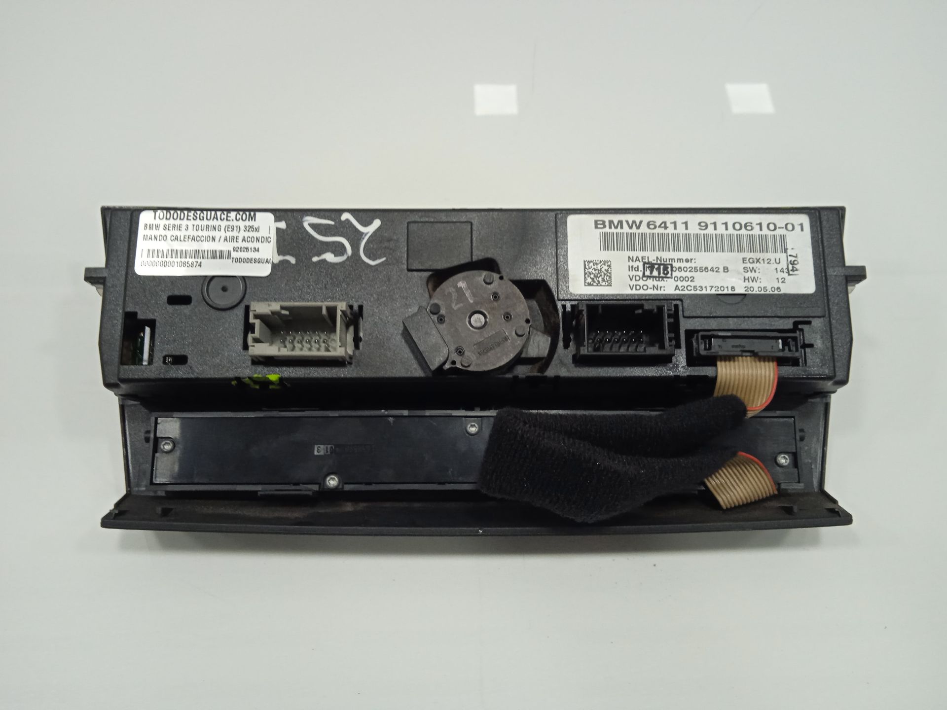 Mando calefaccion / aire acondicionado bmw serie 3 touring (e91) 325xi