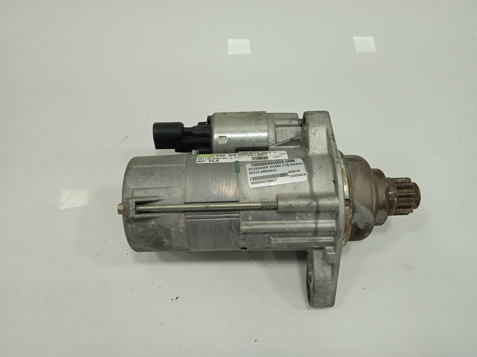 Motor arranque volkswagen touran (1t2) advance