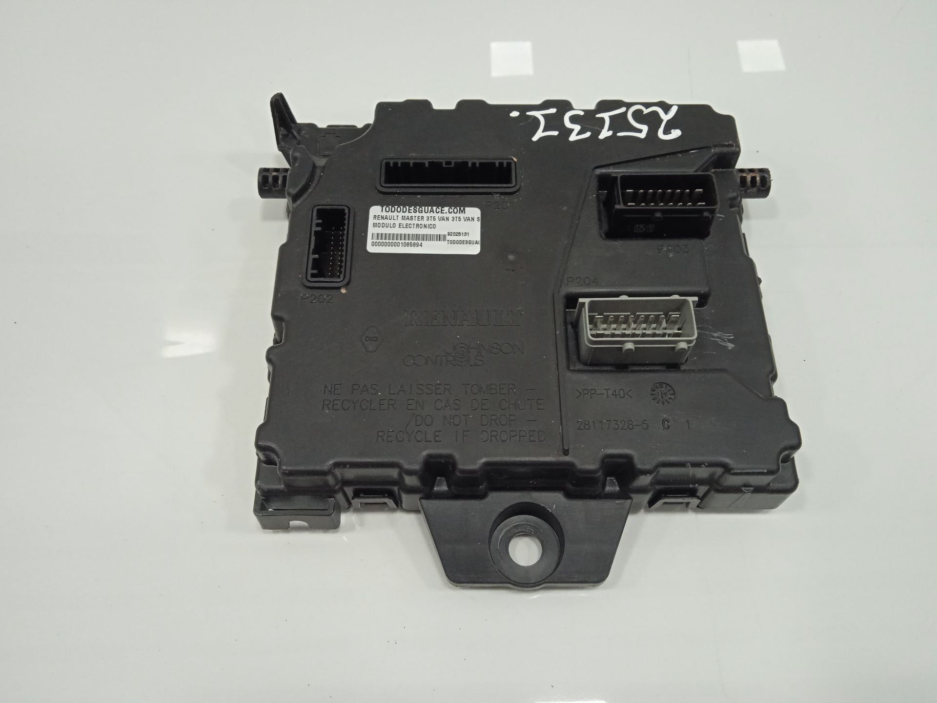 Modulo electronico renault  no identificado