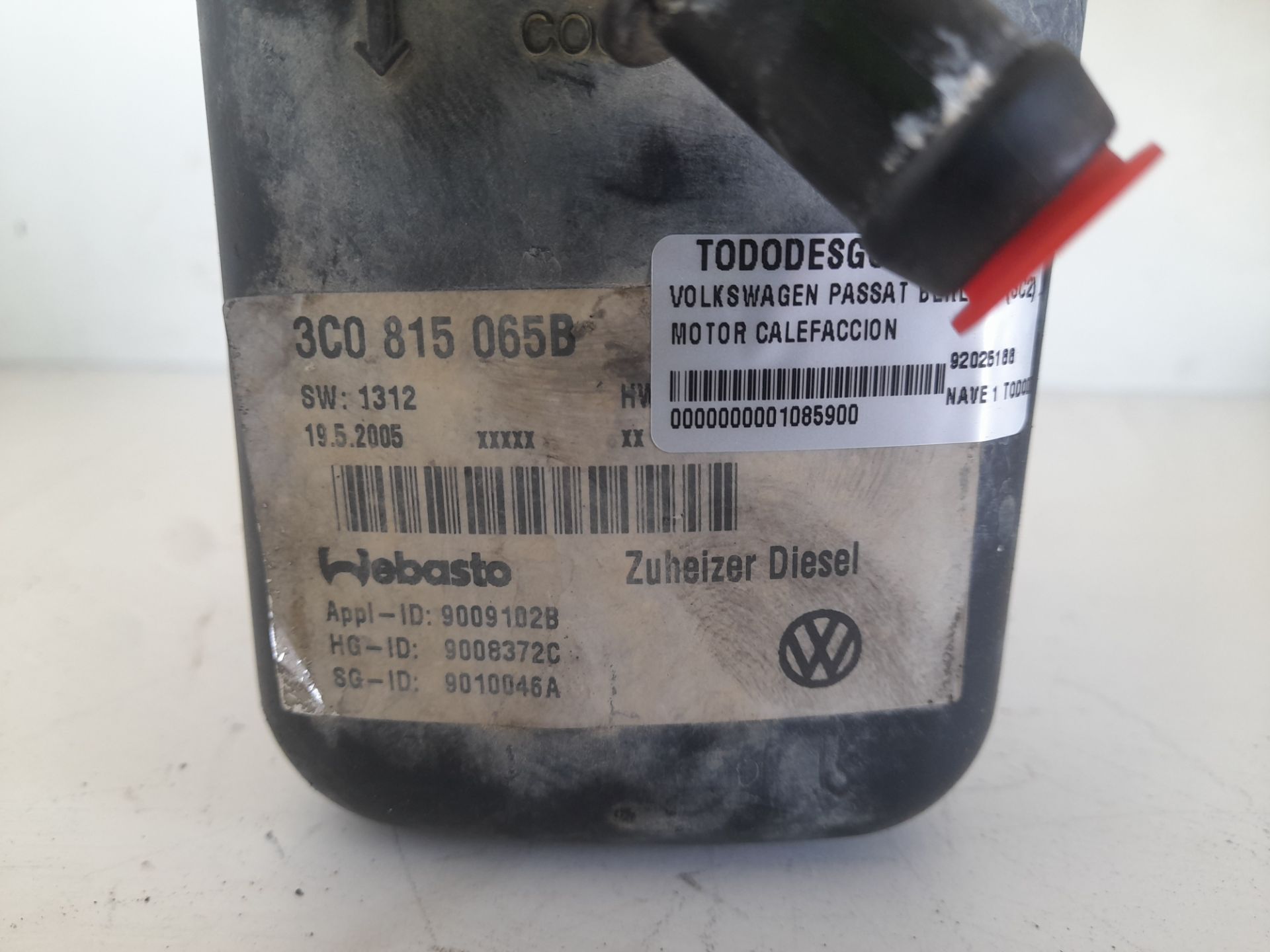 Motor calefaccion volkswagen passat berlina (3c2) advance