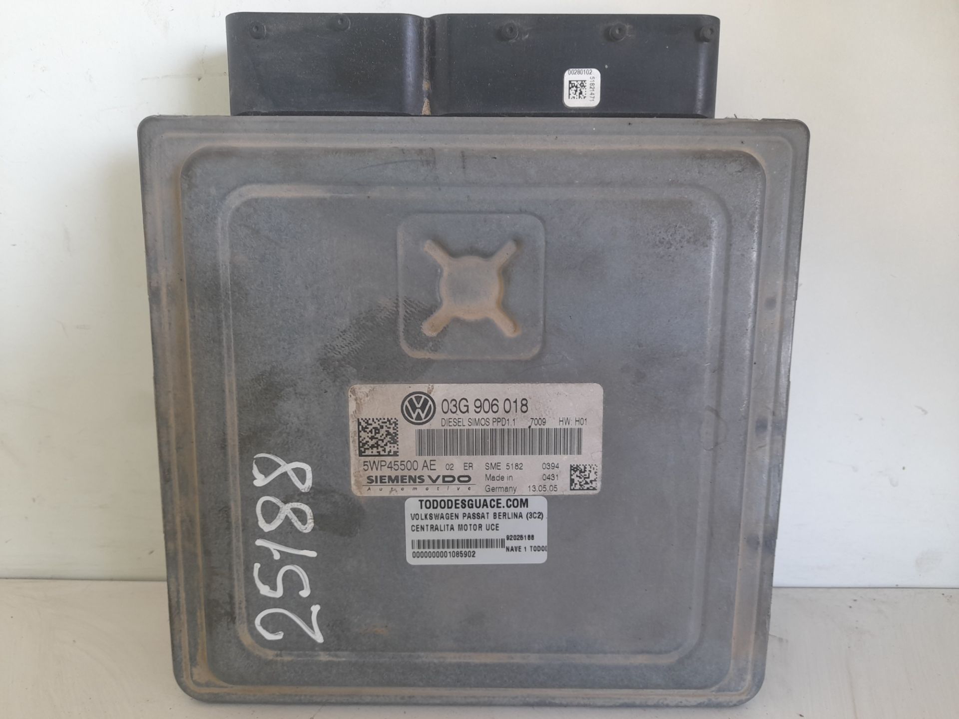 Centralita motor uce volkswagen passat berlina (3c2) advance