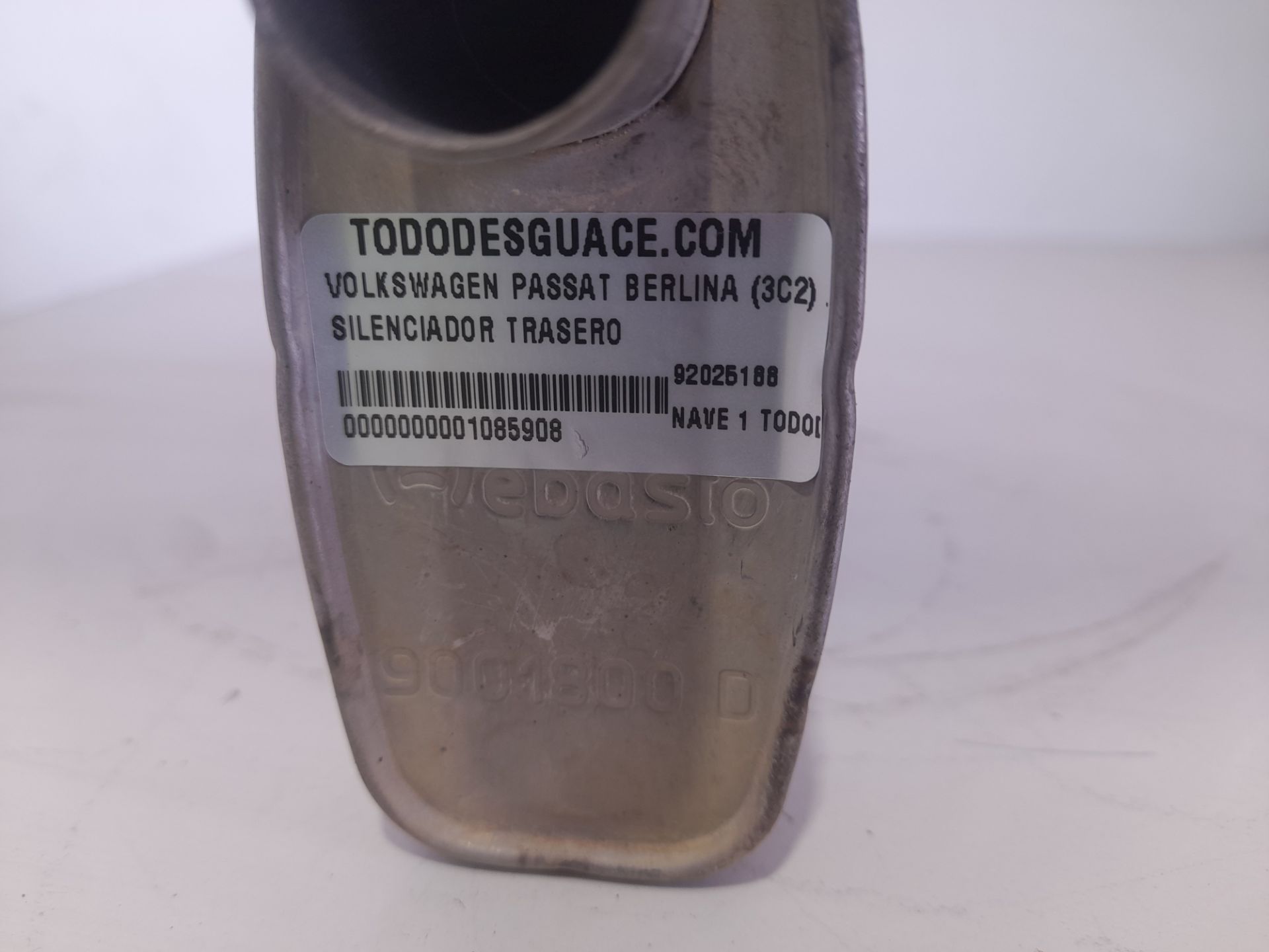 Silenciador trasero volkswagen passat berlina (3c2) advance