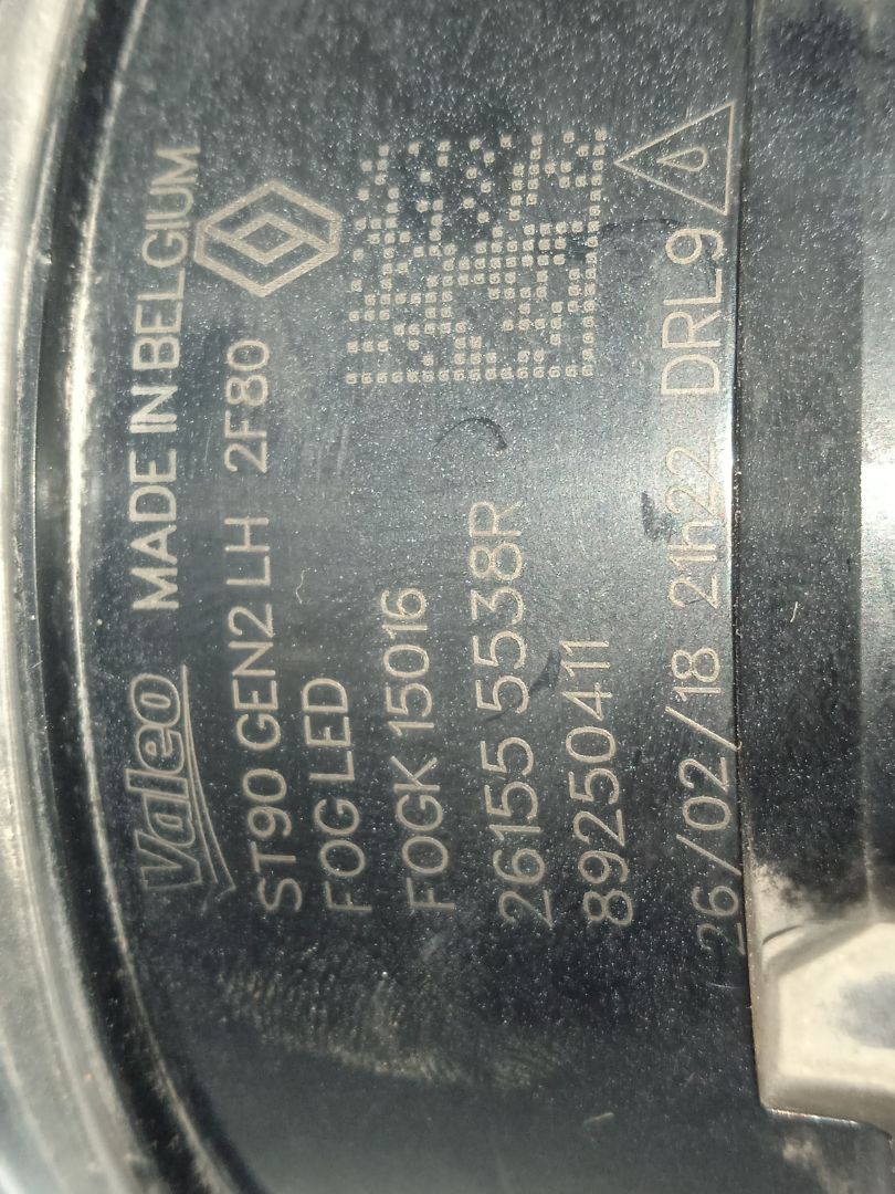 Faro antiniebla izquierdo renault clio iv wolfnoir