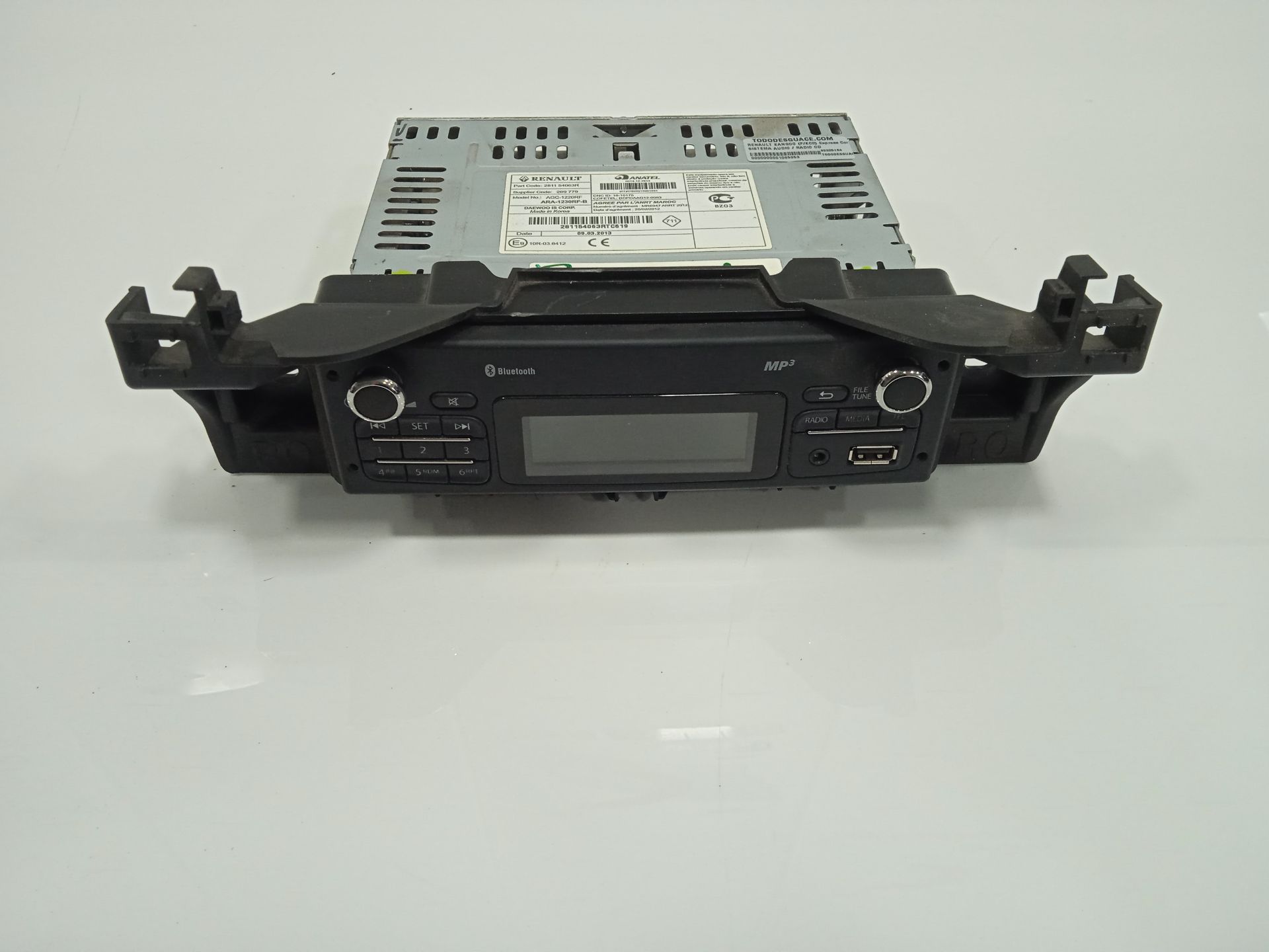 Sistema audio / radio cd renault kangoo i (fkc0) express confort