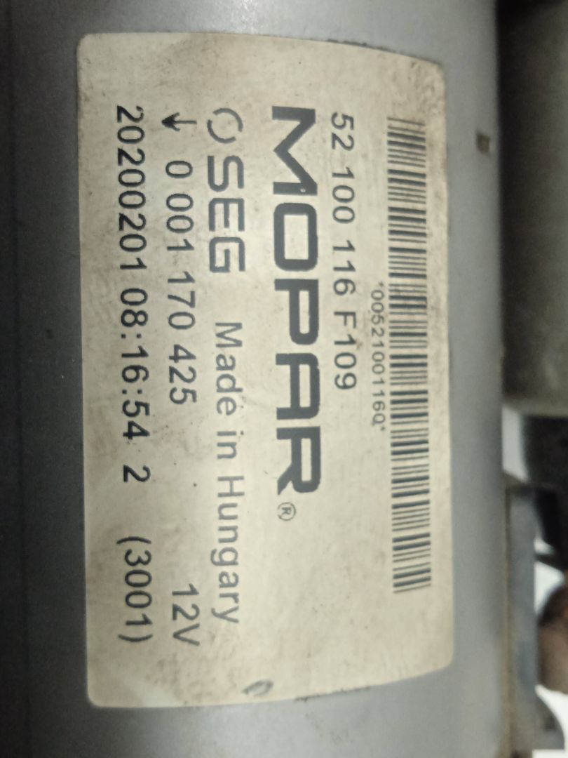 Motor arranque fiat ii tipo (356) berlina easy