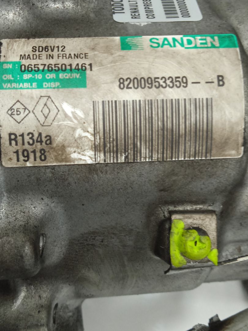 Compresor aire acondicionado renault kangoo i (fkc0) express confort