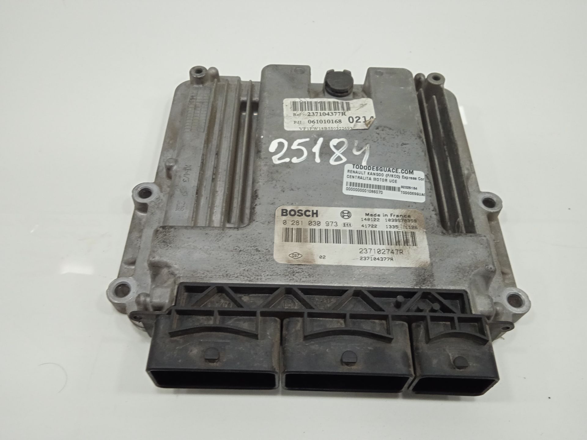 Centralita motor uce renault kangoo i (fkc0) express confort