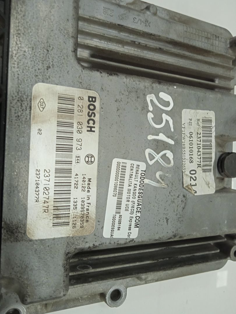 Centralita motor uce renault kangoo i (fkc0) express confort