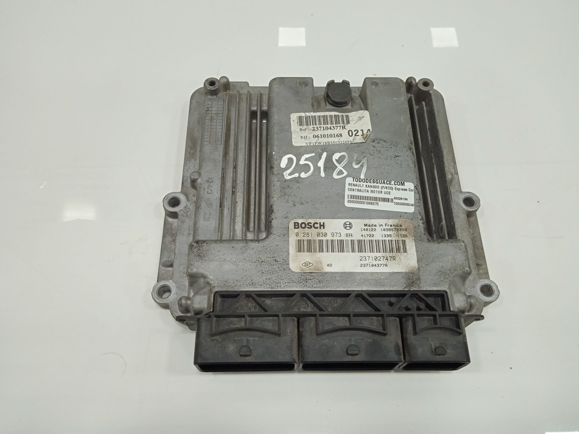 Centralita motor uce renault kangoo i (fkc0) express confort