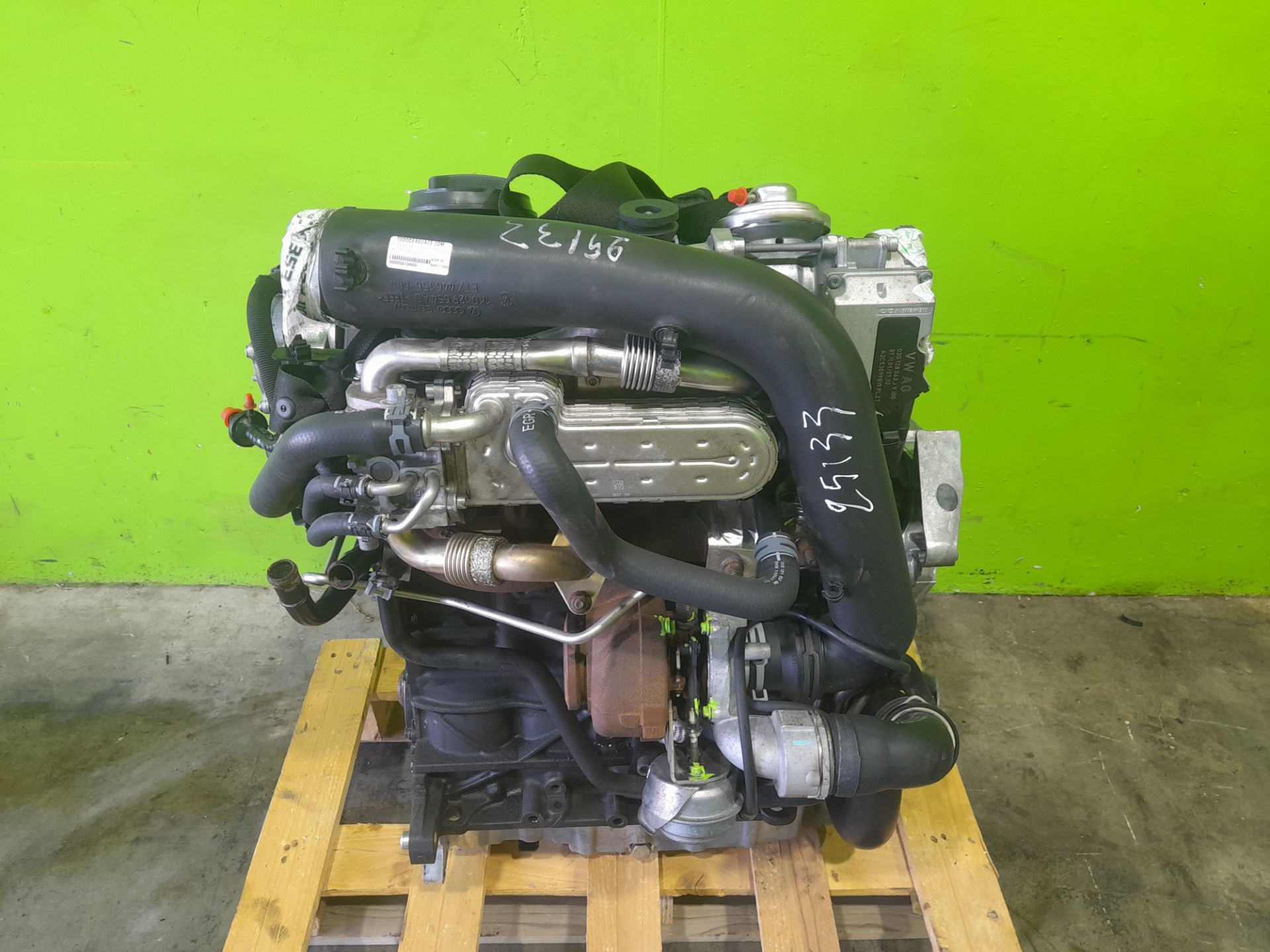 Motor completo volkswagen touran (1t2) advance