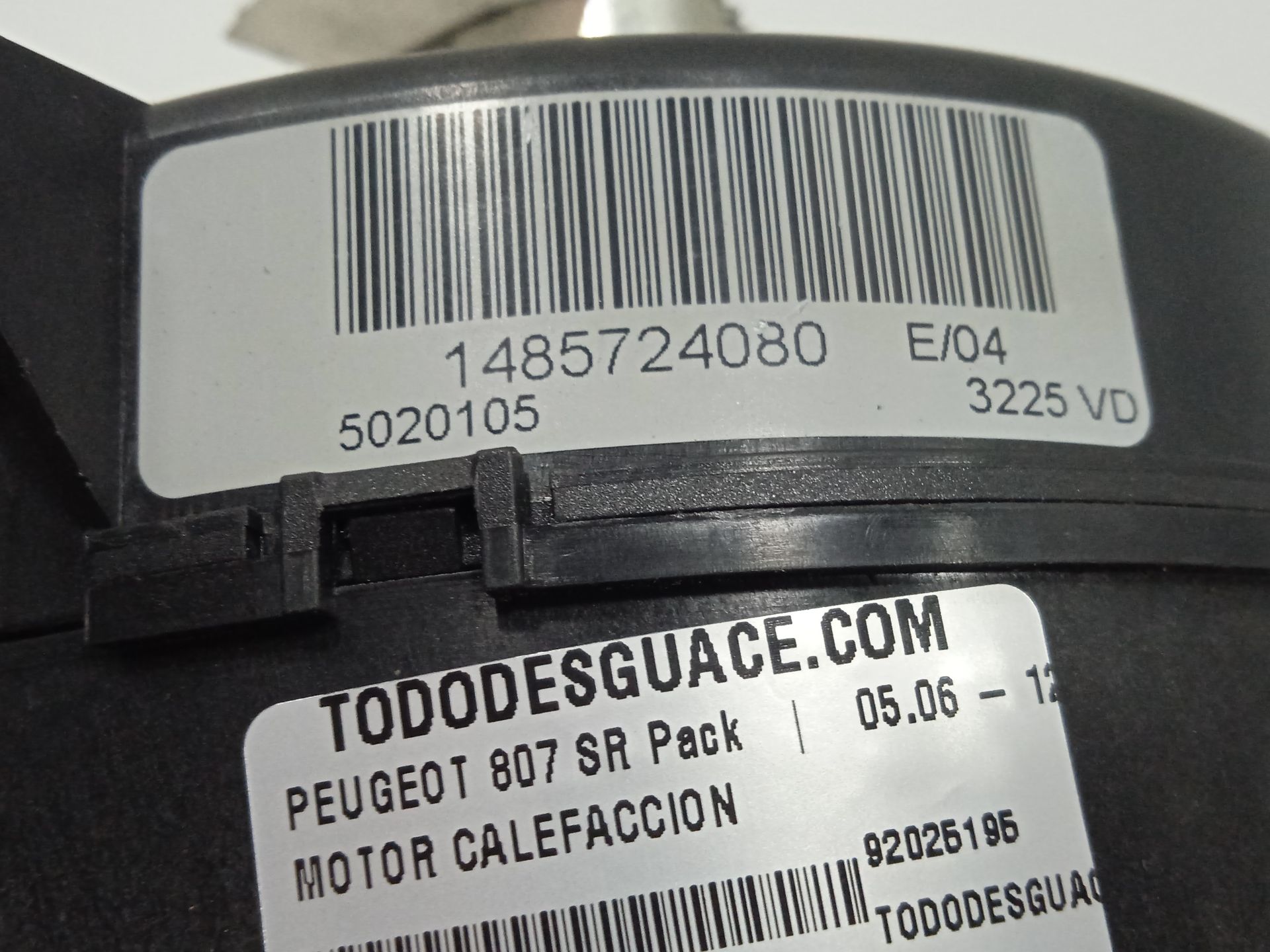 Motor calefaccion peugeot 807 sr pack