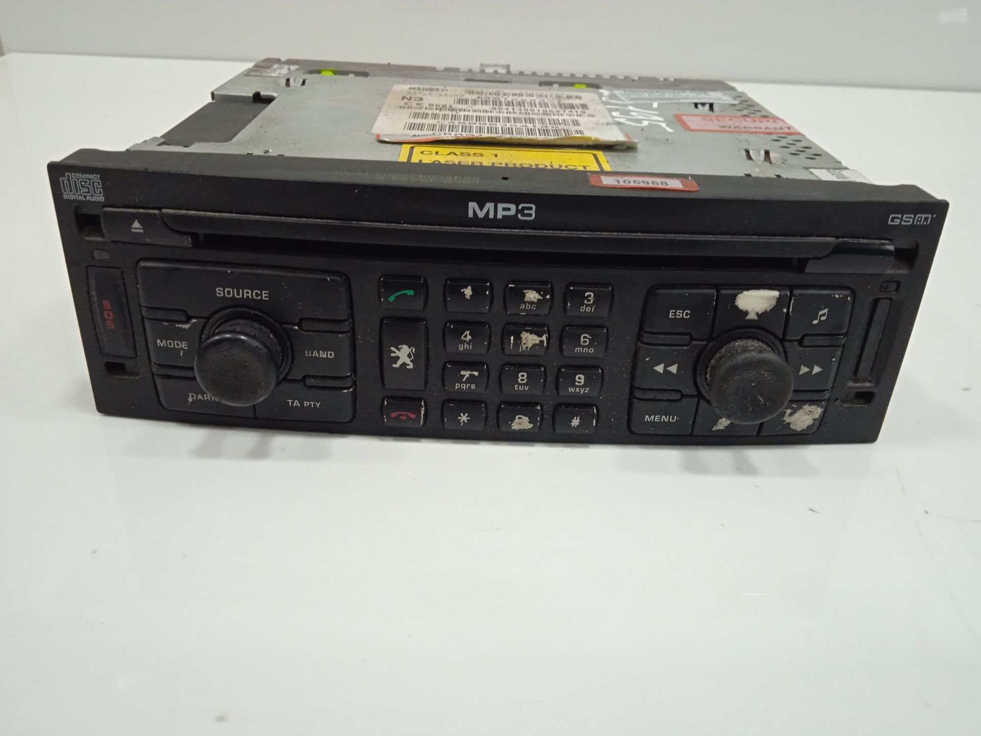 Sistema audio / radio cd peugeot 807 sr pack