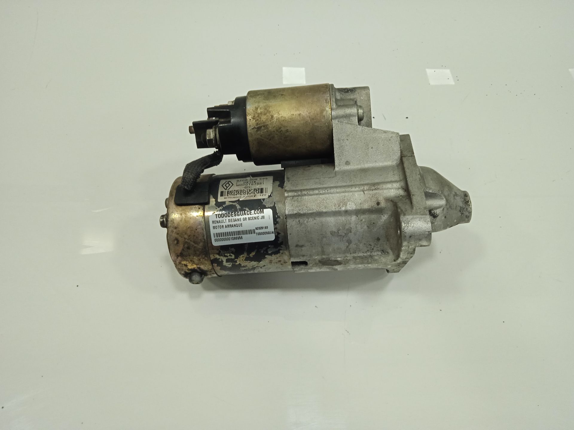 Motor arranque renault  no identificado