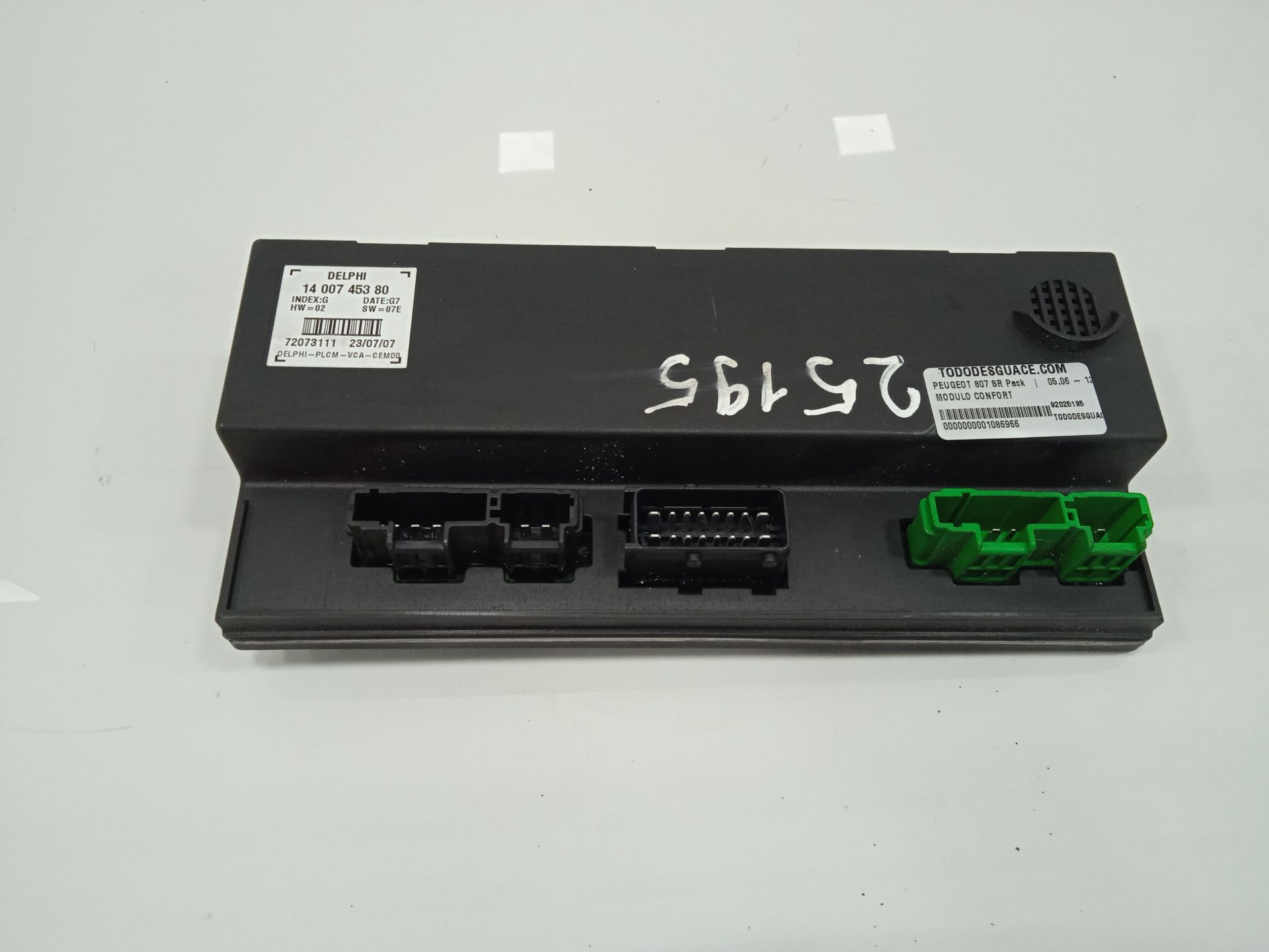 Modulo confort peugeot 807 sr pack