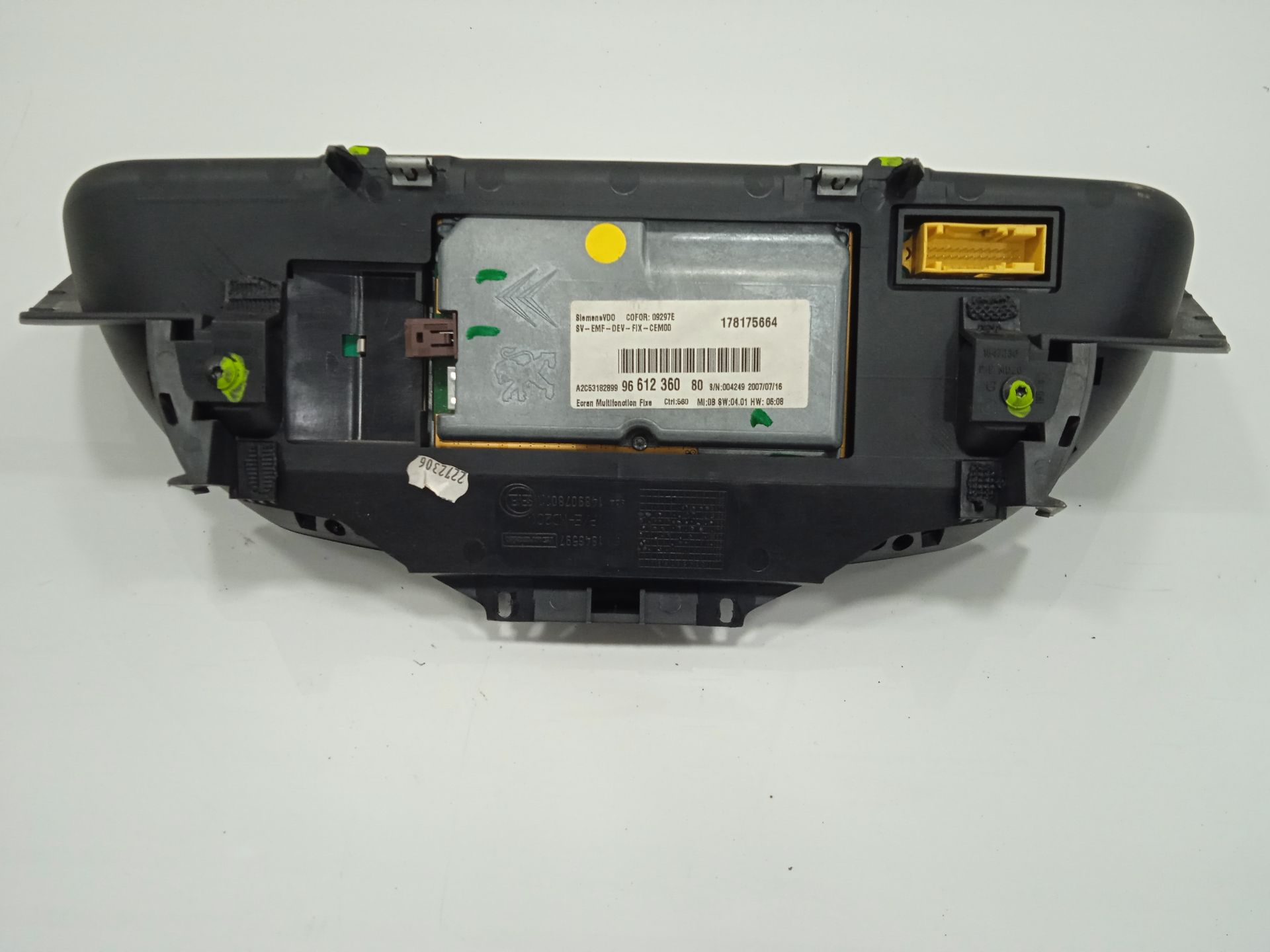 Cuadro instrumentos peugeot 807 sr pack