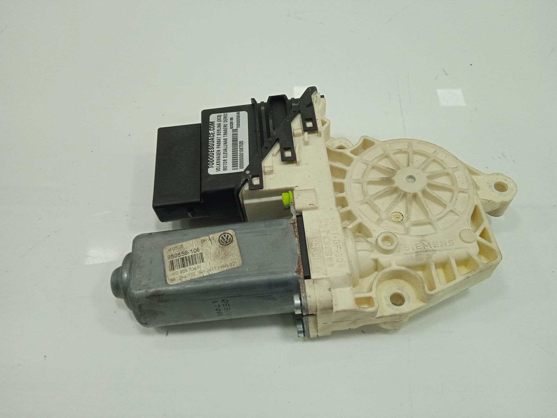Motor elevalunas trasero derecho volkswagen passat berlina (3c2) advance