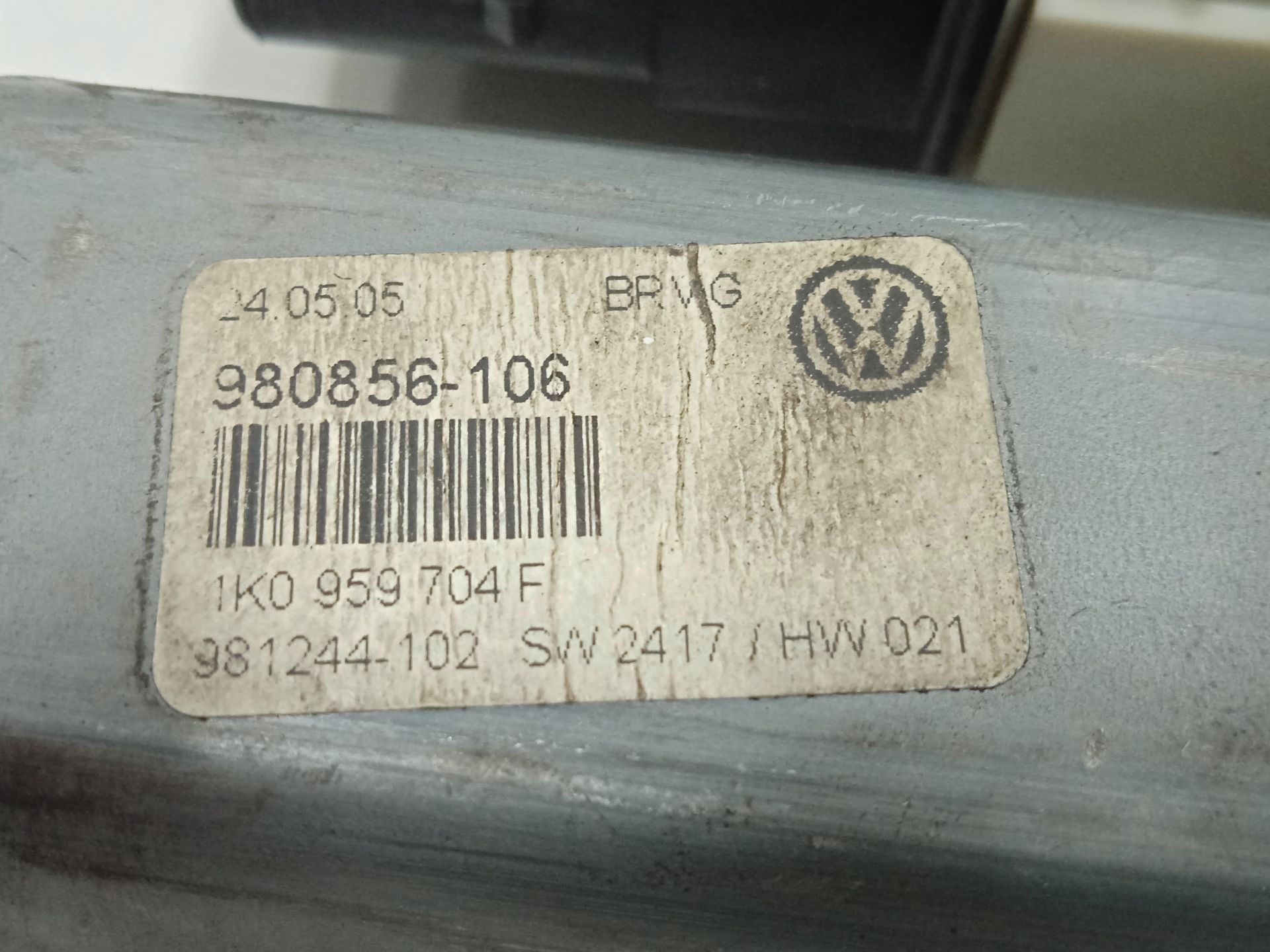 Motor elevalunas trasero derecho volkswagen passat berlina (3c2) advance