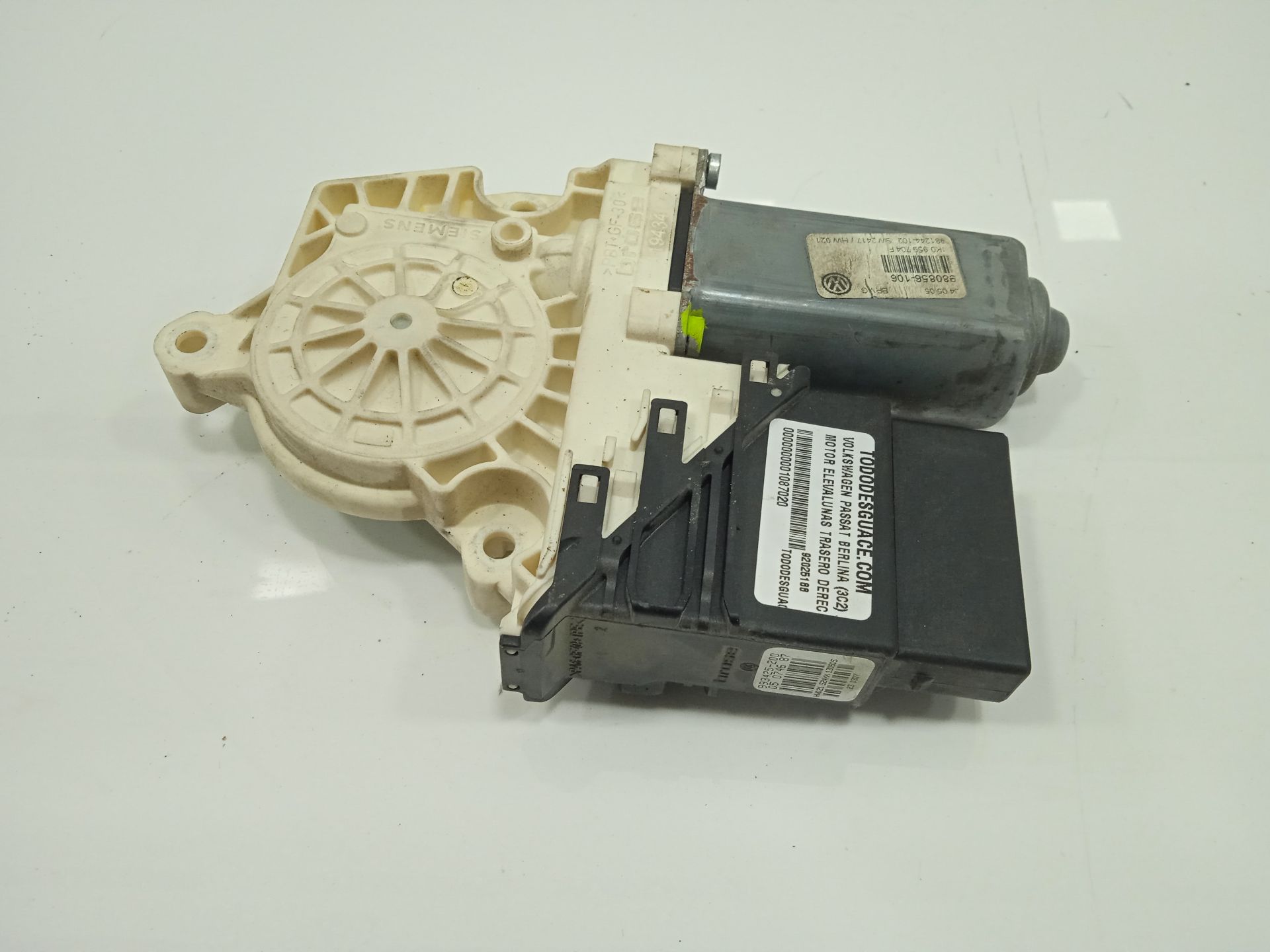 Motor elevalunas trasero derecho volkswagen passat berlina (3c2) advance