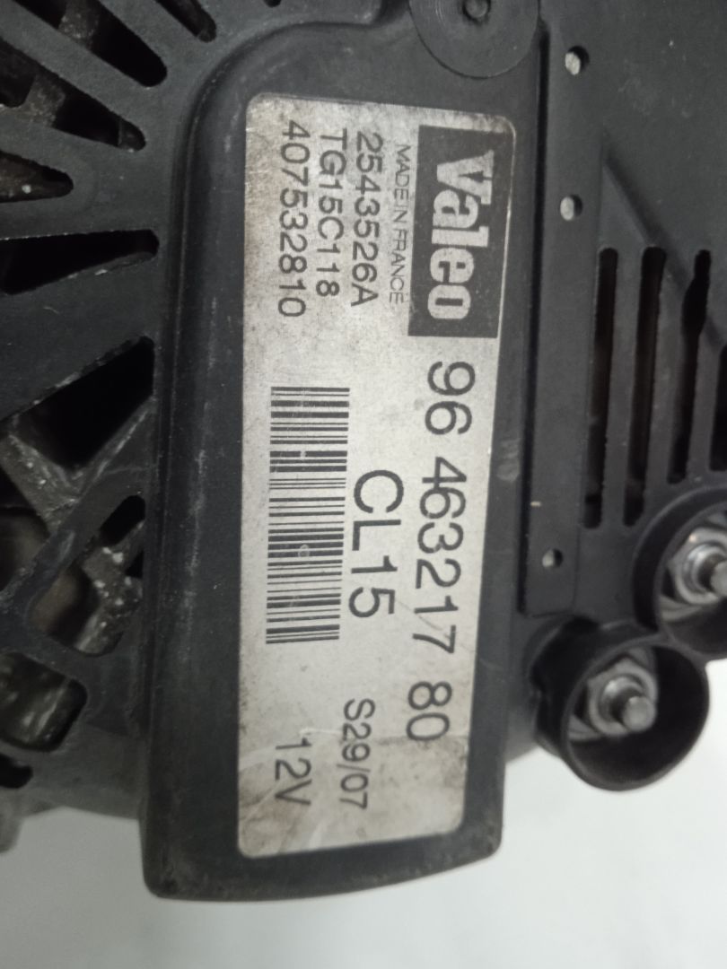 Alternador peugeot 807 sr pack