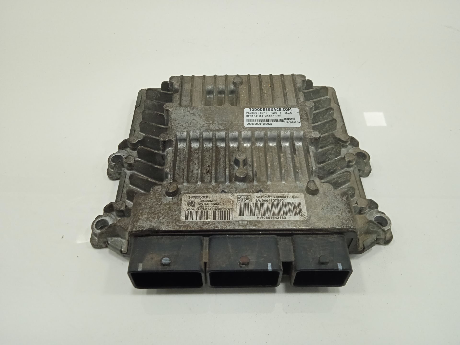 Centralita motor uce peugeot 807 sr pack