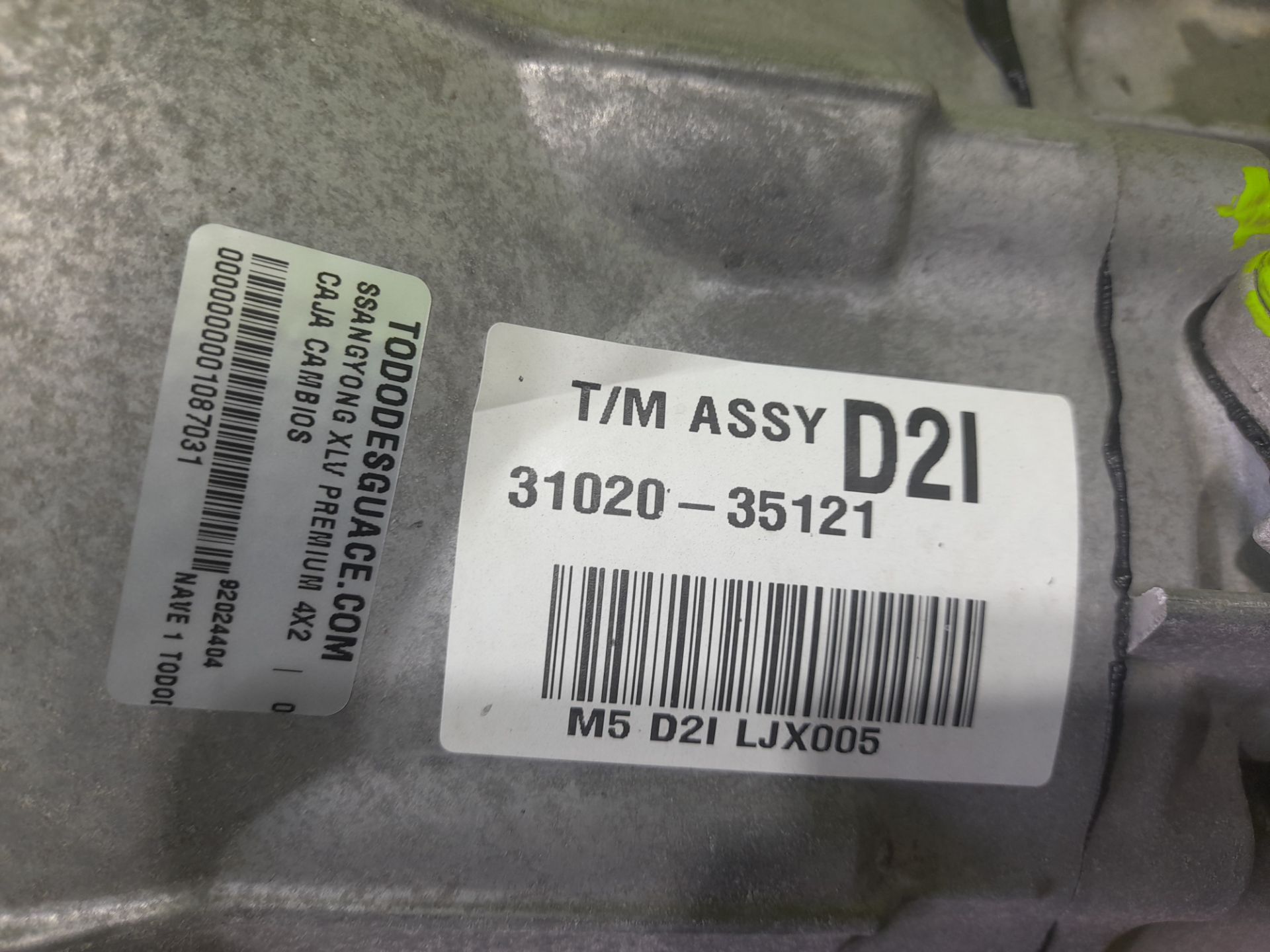 Caja cambios ssangyong xlv premium 4x2