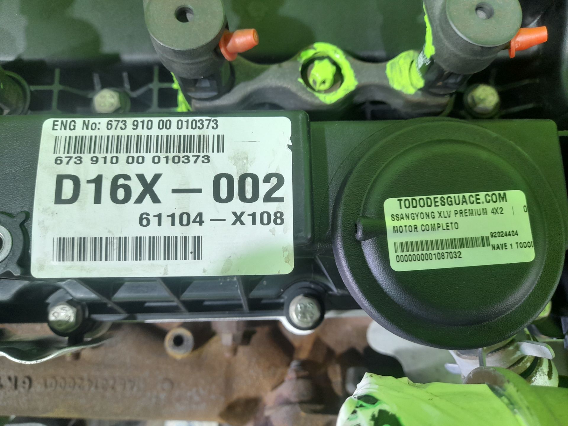 Motor completo ssangyong xlv premium 4x2