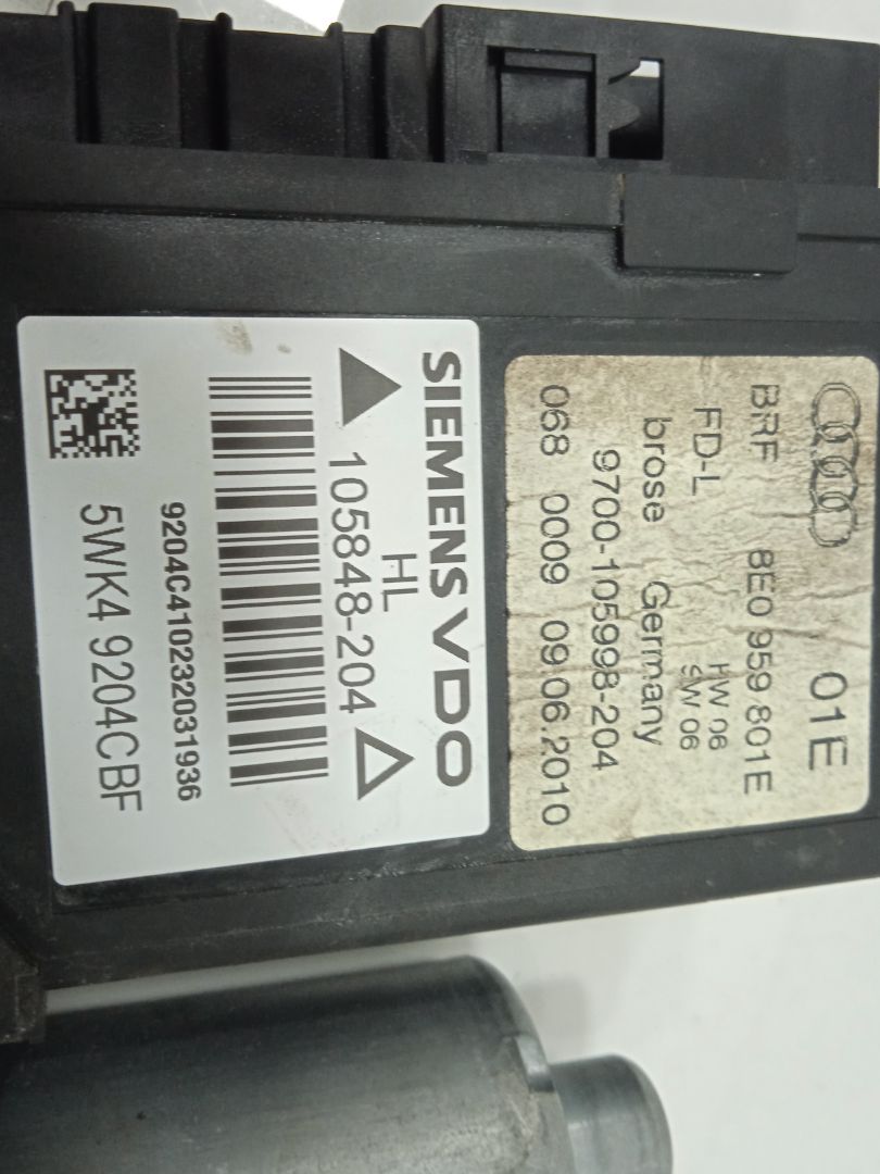 Motor elevalunas trasero izquierdo seat exeo berlina (3r2) reference