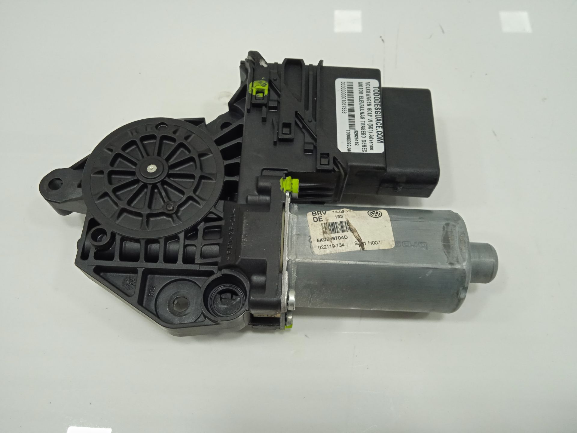 Motor elevalunas trasero derecho volkswagen golf vi (5k1)(10.2008) advance
