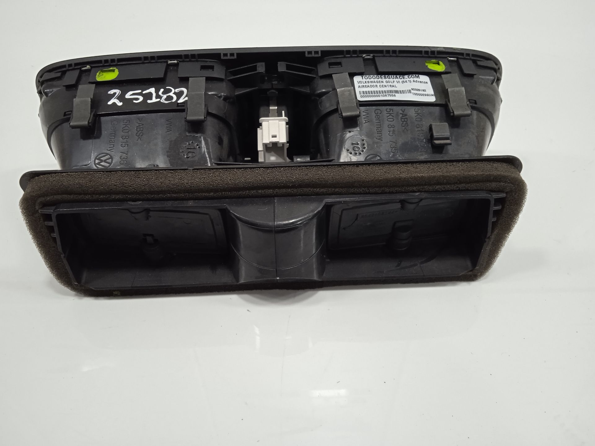 Aireador central volkswagen golf vi (5k1)(10.2008) advance