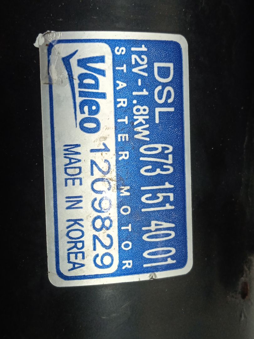 Motor arranque ssangyong xlv premium 4x2