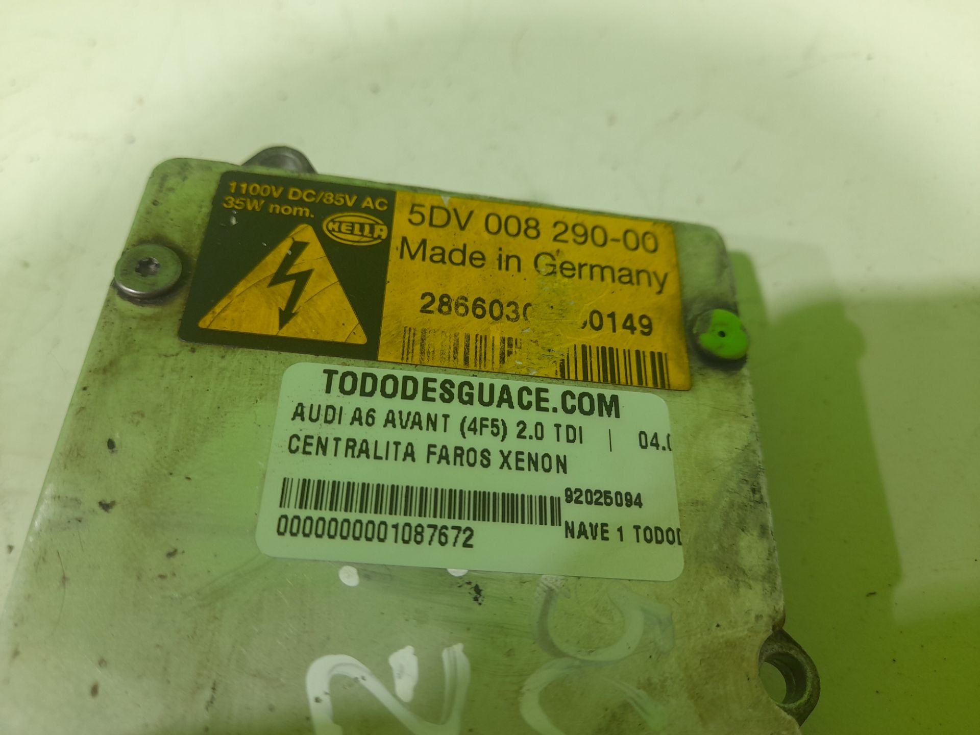 Centralita faros xenon audi a6 avant (4f5) 2.0 tdi